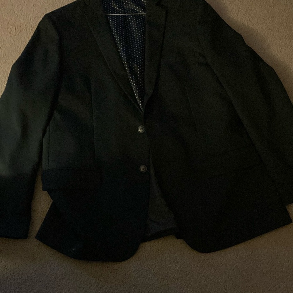 Haggar Black Sport Coat Classic Cut Blazer
